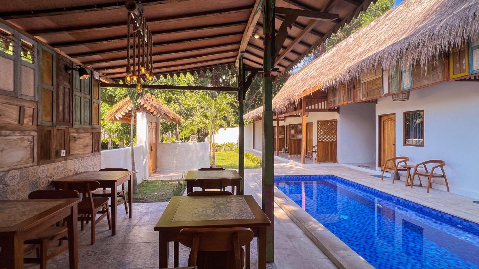 Bae Gili Inn Gili Air Bagian luar foto