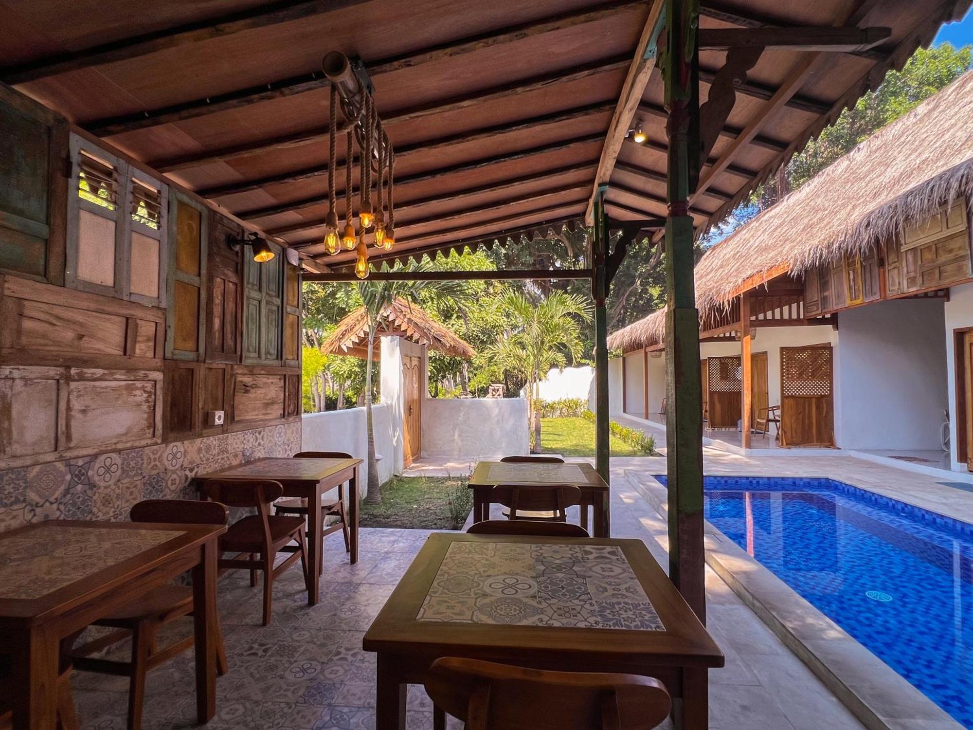 Bae Gili Inn Gili Air Bagian luar foto